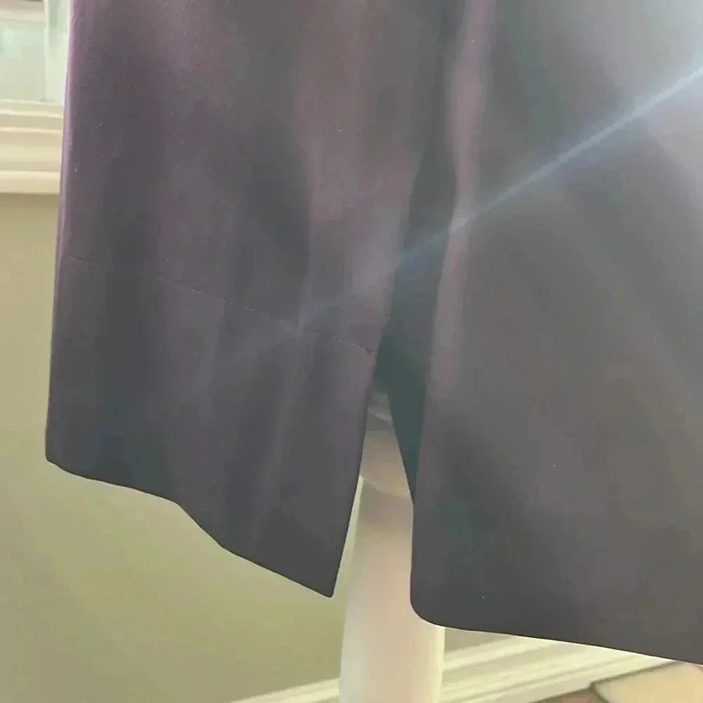 [10]Babaton Burgundy Sleeveless Rayon Blend  MIDI Dress - Picture 8 of 14